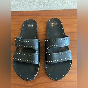 Beek Leather Studded Sandals